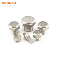 Sintered 316 Stainless Steel Brass Silencing Pneumatic Air Exhaust Muffler Filter Valve